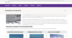 Desktop Screenshot of ferienhaus-silvester.com
